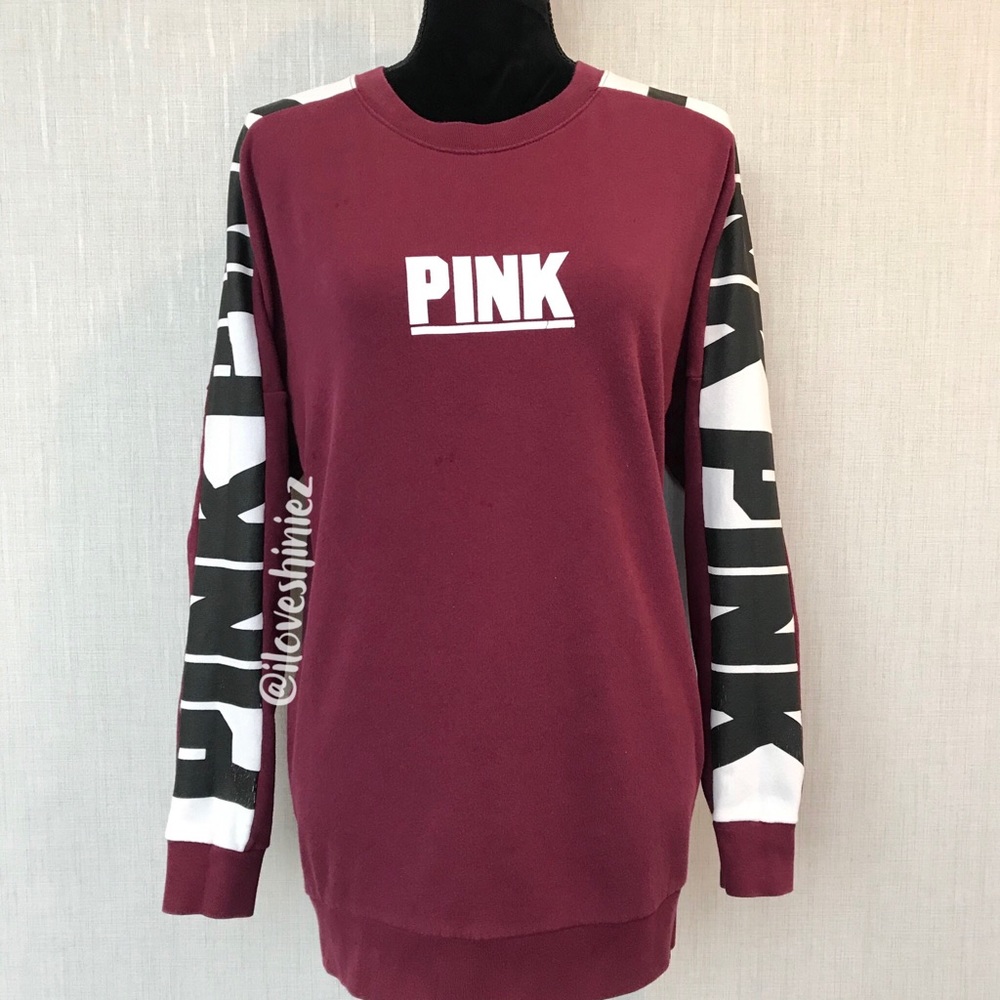 •Victoria's Secret PINK• Tunic Crew Sweatshirt XS